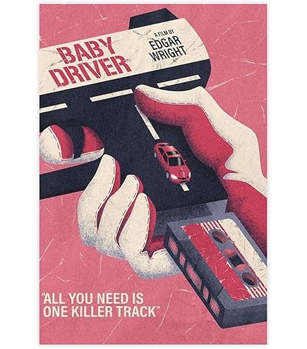 Amazon.com: Baby Driver Movie Poster 24in x 36in: Posters
